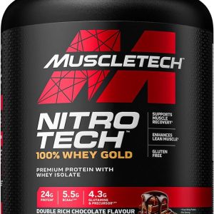 Muscletech Nitrotech 100% whey Gold proteins